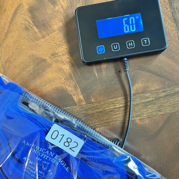 American Eagle Outfitters Blue Athletic Fit T-Shirt L - Picture 6 of 6